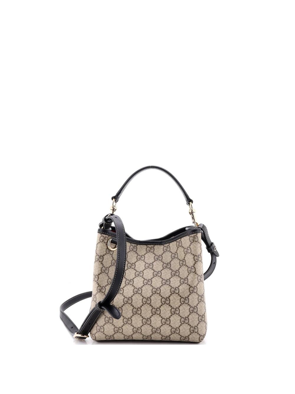 Gucci Gg Emblem Bucket Bag Coated #366649G22B